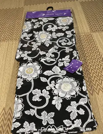 새상품 유카타 검정색 바탕