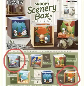 PEANUTS SNOOPY 시너리 박스 2종 세트
