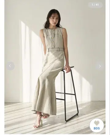 스나이델 데님 머메이드 원피스 GRY 그레이 사이즈 1