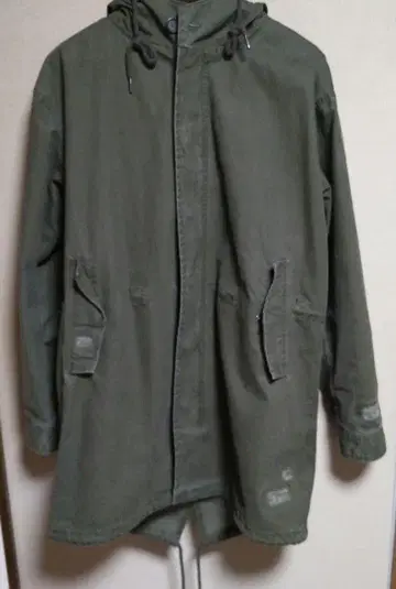 ZARA 남성용 밀리터리 자켓 모즈 코트