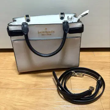 kate spade 핸드백 베이지/화이트/블랙