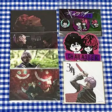 Sekai no Owari (세카오와) 캐릭터 굿즈 세트 포스카 등