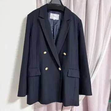 리랜드트루 더블 자켓 골드 버튼 네이비 블레이저 M 네이비