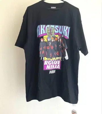 미사용 새상품 NARUTO 아카츠키 티셔츠 XL MIW