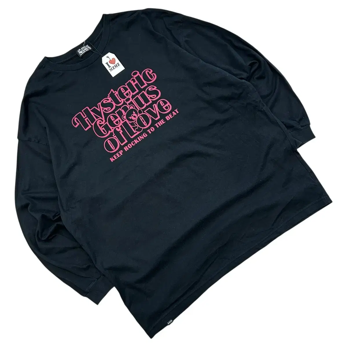 Hysteric Glamour Vintage Long Sleeve T-Shirt Black on