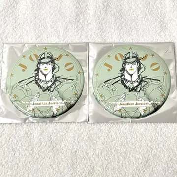 조나단 조스터 75mm 홀로그램 캔뱃지 2개 죠죠 월드