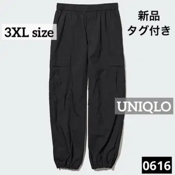 0616 유니클로 이지 카고 팬츠 3XL 블랙