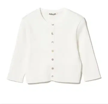 오라리 AURALEE SHORT CARDIGAN