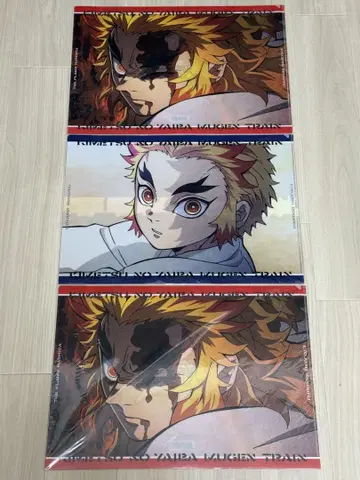 귀멸의 칼날 ufotable 렌고쿠 쿄쥬로 런천매트 3매