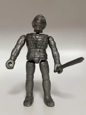 우주형사 갸반 갸반 조립 타입 가챠판 지우개 은색