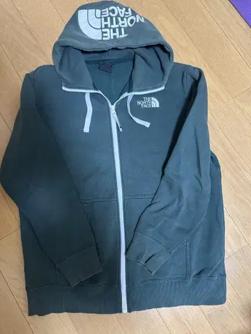 THE NORTH FACE 다크 그린 후드티 L
