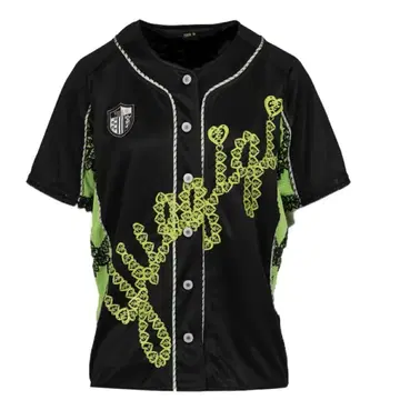 YUEQIQI LIME BASEBALL JERSEY / GRN