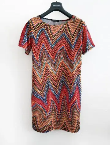 영국 수입 ASOS 셀렉 BOOHOO 반팔 프린트 튜닉 원피스