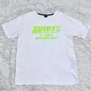 AVIREX 아비렉스 반팔 티셔츠 로고 화이트 L