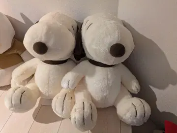 새상품 스누피 BIG 봉제 인형 2개 세트
