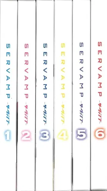 애니메이션 DVD SERVAMP-서반프- 전 6권 세트