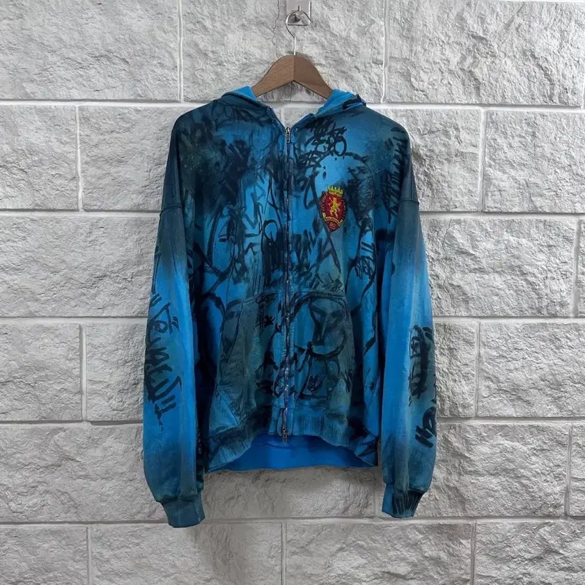 BALENCIAGA | 발렌시아가 Balenciaga Skater Full Zip Hoodie Mud Show