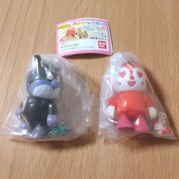 미사용 치키치키 호빵맨 바이킹맨 짤랑이 2종류 묶음 판매