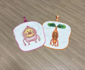 코비토 도감 고리 달린 타월 2매