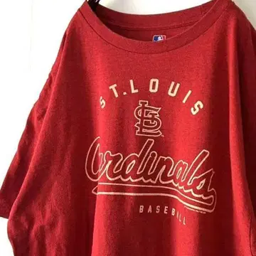 세인트루이스 카디널스 MLB 티셔츠 XL 레드 빨간색 구제 의류