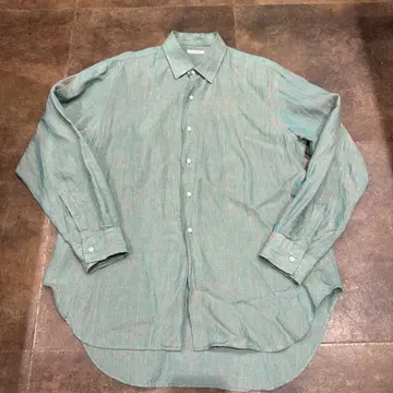 HEUGN ALAN 그린 LINEN chambray 사이즈 3