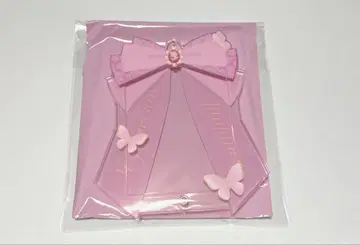 fanfancy 후쿠야 포토 카드 아크릴 프레임 리본 파피용 보라색