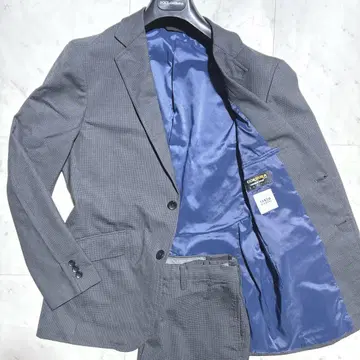 다케오 키쿠치 Cordura 원단 글렌체크 테일러드 자켓 L 사이즈