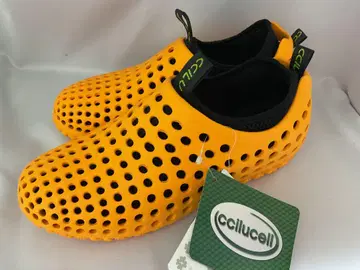 ccilucell 슬립온 남성용 및 여성용 오렌지 24cm 미사용 새상품