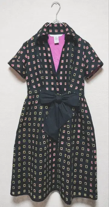 DIANE von FURSTENBERG 면 린넨 카슈쿨 디자인 원피스