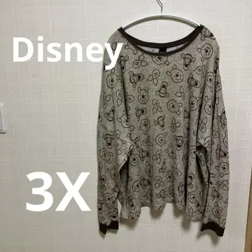 Disney 곰돌이 푸 룸웨어 [3X] 루즈한 사이즈 브라운