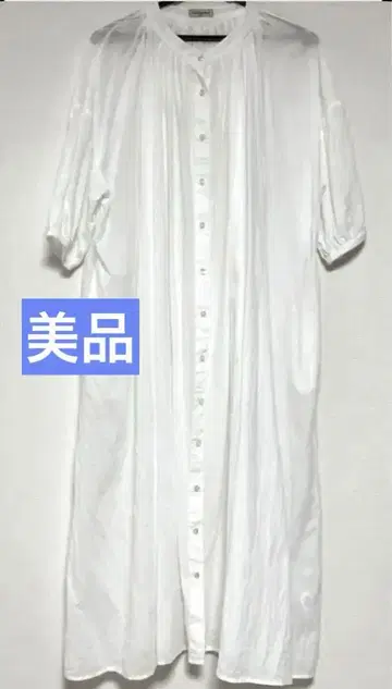 Samansa Mos2 사만사 모스모스 화이트 롱 원피스 겉옷