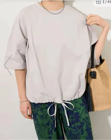 개더 헤름 숏 슬리브 티셔츠