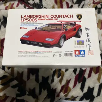 타미야 람보르기니 카우 턱 LP500S 타미야 슈스쿠 회장 사인 포함
