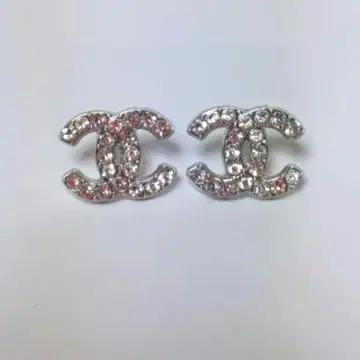 큐빅 빈티지 버튼 큐빅 귀걸이