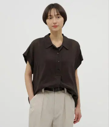 마가렛 호웰 코튼 쉬폰 셔츠
