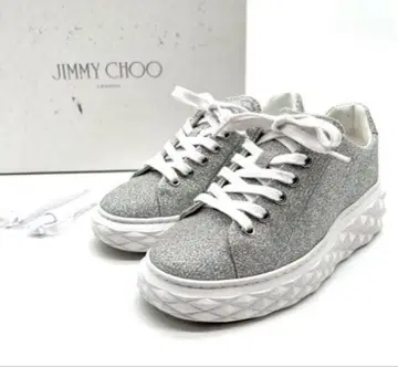 지미추 JIMMY CHOO 다이아몬드 라이트 스니커즈 라메 34