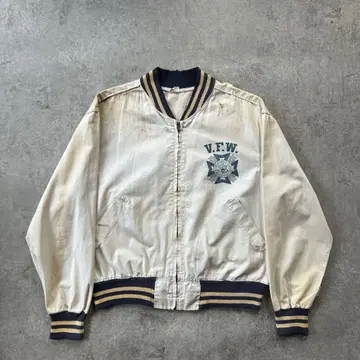 50s60s 챔피온 스윙탑 블루종 USA제 L 퍼플네이비