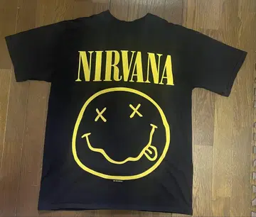 [anvil 바디] NIRVANA 스마일 티셔츠 1992년제