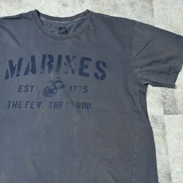 공식 해군 US MARINES 티셔츠 밀리터리 USA제 L 사이즈