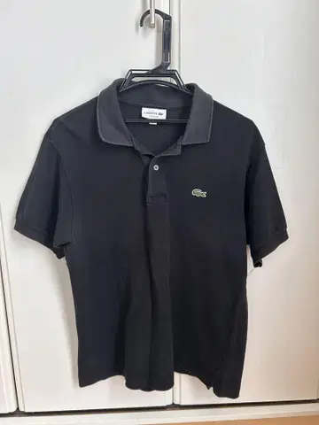 LACOSTE CLASSIC FIT 피케 셔츠 블랙 FR4