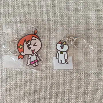 미치 애니메이션 나미와 미코 아크릴 키링 2개 세트