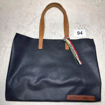 94 오로비안코 orobianco 토트백 가죽 네이비