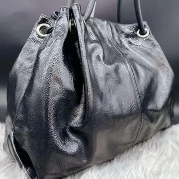새상품급 FURLA 훌라 토트백 핸드백 여성용 에나멜 복조리