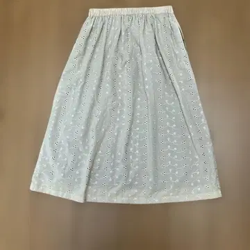 sama sama 자수 장식 베이지 스커트