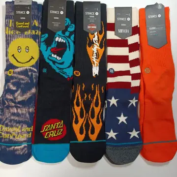 스탠스 삭스 STANCE 양말 L 사이즈 5켤레