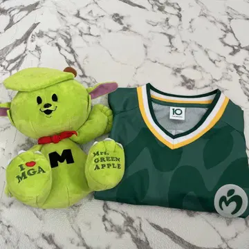 Mrs. GREEN APPLE 봉제 인형과 T셔츠 세트