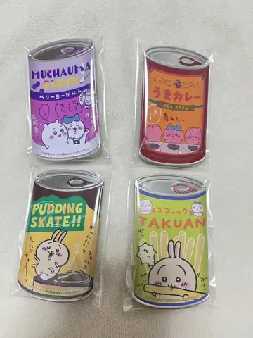 치이카와 (먼작귀) mitamemo 캔뱃지 4종 세트