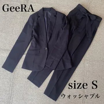 GeeRA 세탁 가능한 테이퍼드 팬츠 셋업 수트 취업 비즈니스