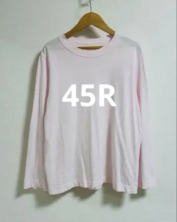 45R 천축 코튼 사각 티셔츠
