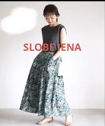 SLOBE IENA 슬로브 이에나 꽃무늬 롱 스커트 새상품급
